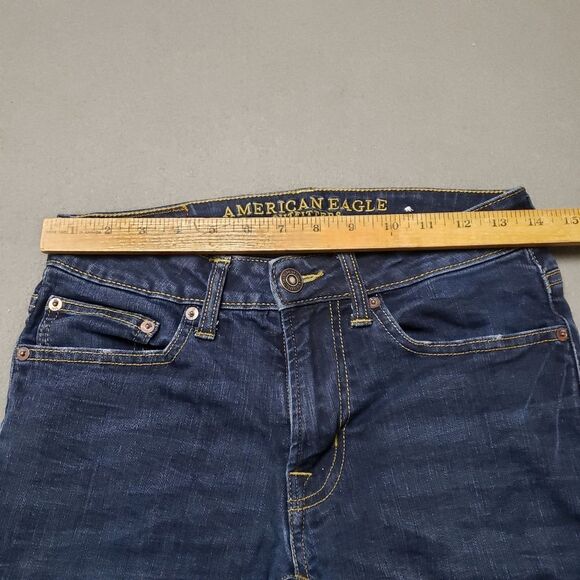 AE SLIM STRAIGHT LEG EXTREME FLEX MENS JEANS SZ 28 American Eagle - Picture 10 of 13